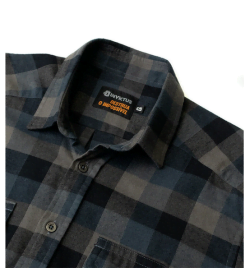 camisa lumberjack grid azul