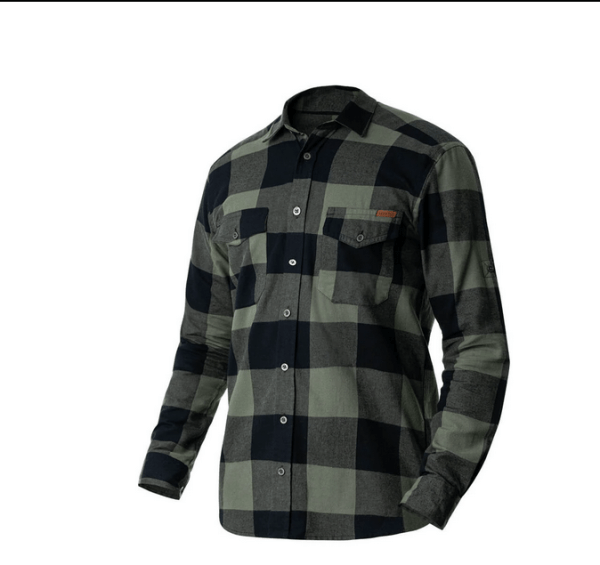 camisa lumberjack verde