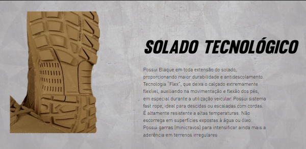 BOTA TÁTICA INTERCEPTOR